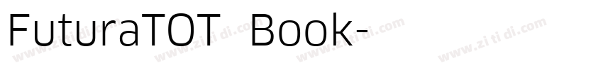 FuturaTOT  Book字体转换
